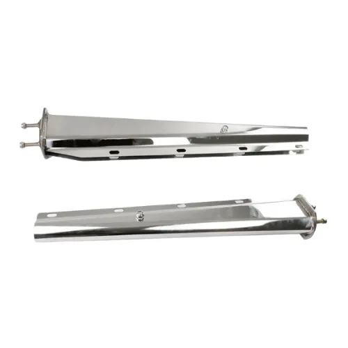 Chromed Mud Flap Hanger (Straight 2.5´) MP-2408AC-ST/25