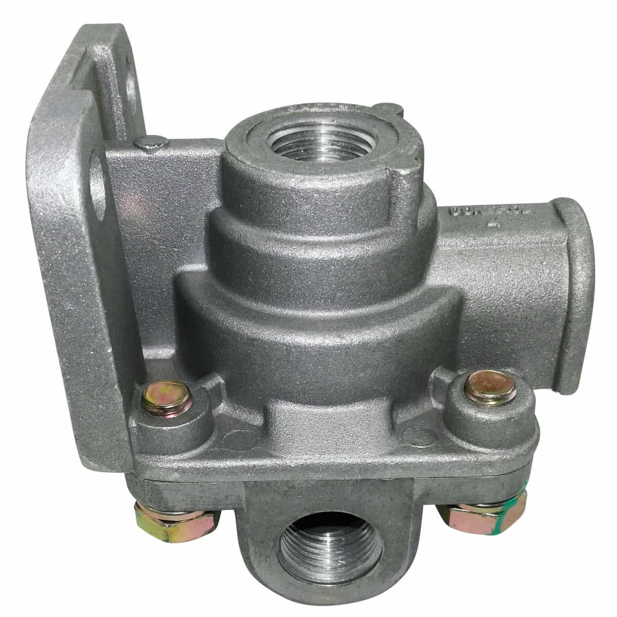 Quick Release Valve, 1/2-14” NPT. Supply Port (1), 3/8-18” NPT Delivery Ports (2)